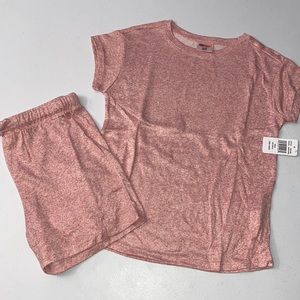 32 Degrees Heat Girl’s Sleep Lounge Wear 2 Piece Pink Set Size M (10/12) NWT